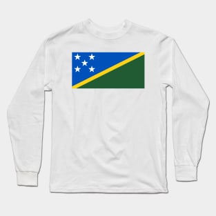 Flag of Solomon Islands Long Sleeve T-Shirt